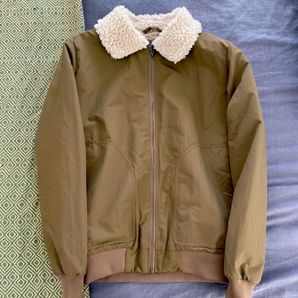 Patagonia Sherpa Lined Bomber Jacket